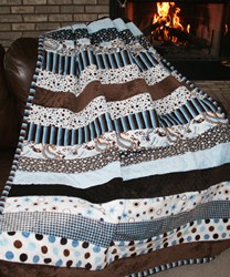 Study Hall Snuggler Minky Quilt Pattern Download