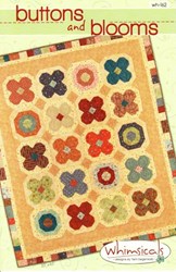 Button and Blooms Quilt Pattern by Terri Degenkolb by Whimsicals