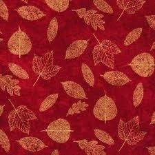A New Leaf - Red Metallic Leaves by Ro Gregg- by Paintbrush Studios