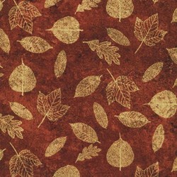 A New Leaf - Brown Metallic Leaves by Ro Gregg- by Paintbrush Studios