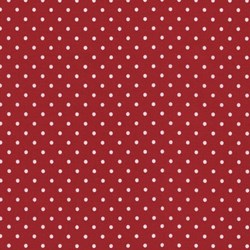 Timeless Treasures Flannel - White Dots on Red