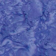 16" Remnant - Bali Hand-dyed Batik -Periwinkle