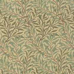 Best of Morris - Green Vines and Leaves - by Barbara Brackman for MODA