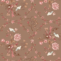 Flowers for Emma Birds Quilting Fabric ~ by Ann Sutton for Henry Glass & Co Fabrics
