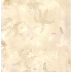 27" Remnant - Sand in My Shoes - Starfish by McKenna Ryan for Hoffman California Fabrics