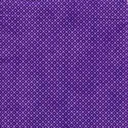 Island Batik Screen Print - Purple Diamonds