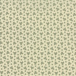 End of Bolt - 78" - La Fete de Noel - Small Floral Pearl Verte Print - by French General for MODA