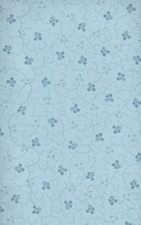 Poppies - Floral Blue Print - by Maywood Studios