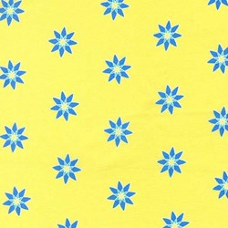 31" Remnant - Summer Lovin' by Susan Emory- Star Bloom in Lemon- by Michael Miller Fabrics