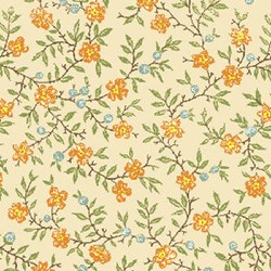 Miss Emma's Garden Florals - Small Quilting Fabric ~ by Ann Sutton for Henry Glass & Co Fabrics