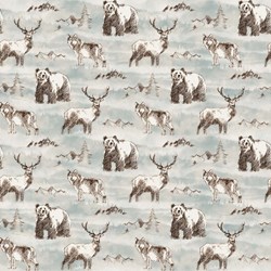 22" Remnant  - Misty Mountain - Flannel by Deborah Edwards for Northcott