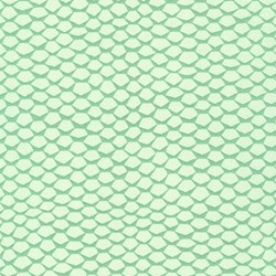 End of Bolt - 63" - Pond Collection- Celadon Honeycomb Pattern by Elizabeth Hartman for Robert Kaufman