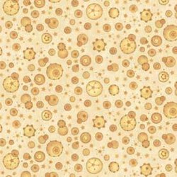 Shine - Yellow Tonal Bubbles - by Jackie Paton for Red Rooster Fabrics
