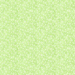 End of Bolt - 72" - Snow Bears - Flannel - Snowflake in Green - by Deborah Edwards for Northcott