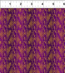 End of Bolt - 78" -Dreamscapes - Purple and Gold Pattern