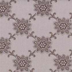 Floral Pattern on Grise - Le Bouquet Fracais by French General for Moda