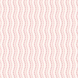 MINIMUM 2  YARD PURCHASELittle Sweethearts - Rose & Pink Heart Vine Stripe - by Renee Nanneman for Andover Fabrics