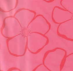 Vintage Find!  Olive Rose - Pink Florals Quilting Fabric