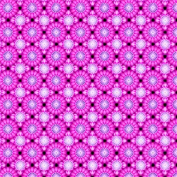 End of Bolt - 49" - Paradise - Tiled Grid Pink - In The Beginning Fabrics
