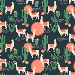 Florabella by Lingering Llamas Joel Dewberry for Free Spirit Fabrics