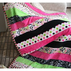The Sorority Snuggler Minky Quilt Pattern Download