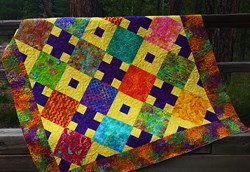 Batik Diamonds Afternoon Quilt Kit