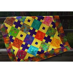 Batik Diamonds Afternoon Quilt Kit