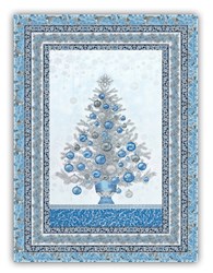 Holiday Flourish Christmas Tree Wall Hanging Quilt Kit<br><i>Includes Backing!</i><br>Optional Swarovski Crystal Package