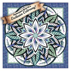 New & Exclusive!  Quiltworx Jungle Magnolia Wall Size -Sanibel Quilt Kit<br>300 Day Quilt Challenge ~ Quilt #4!