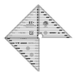 Creative Grids 6in Flying Geese & 45/ 90 Degree Triangle Ruler