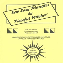 Sew Easy Triangle Templates by Pieceful Patches